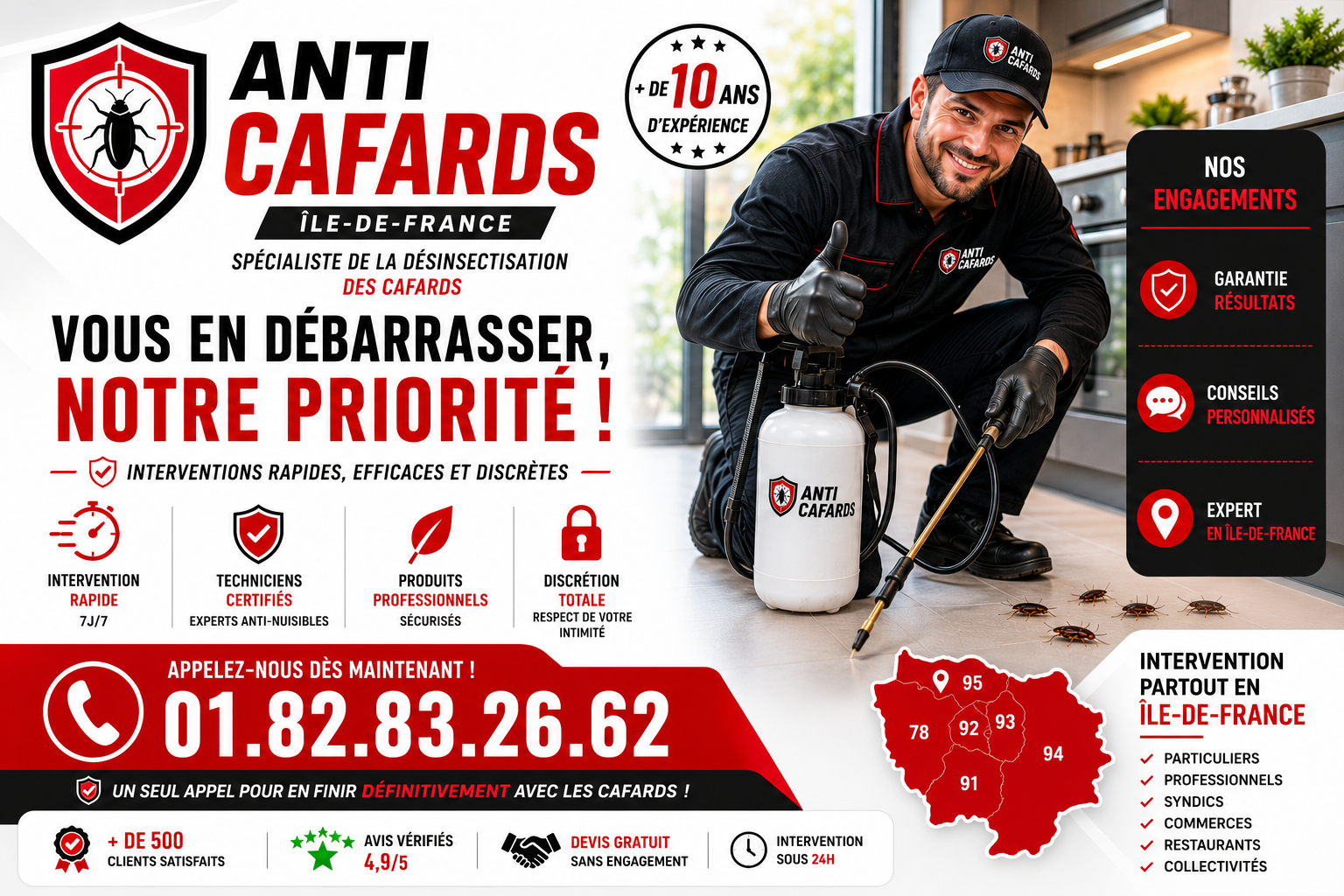 Cafards Gennevilliers